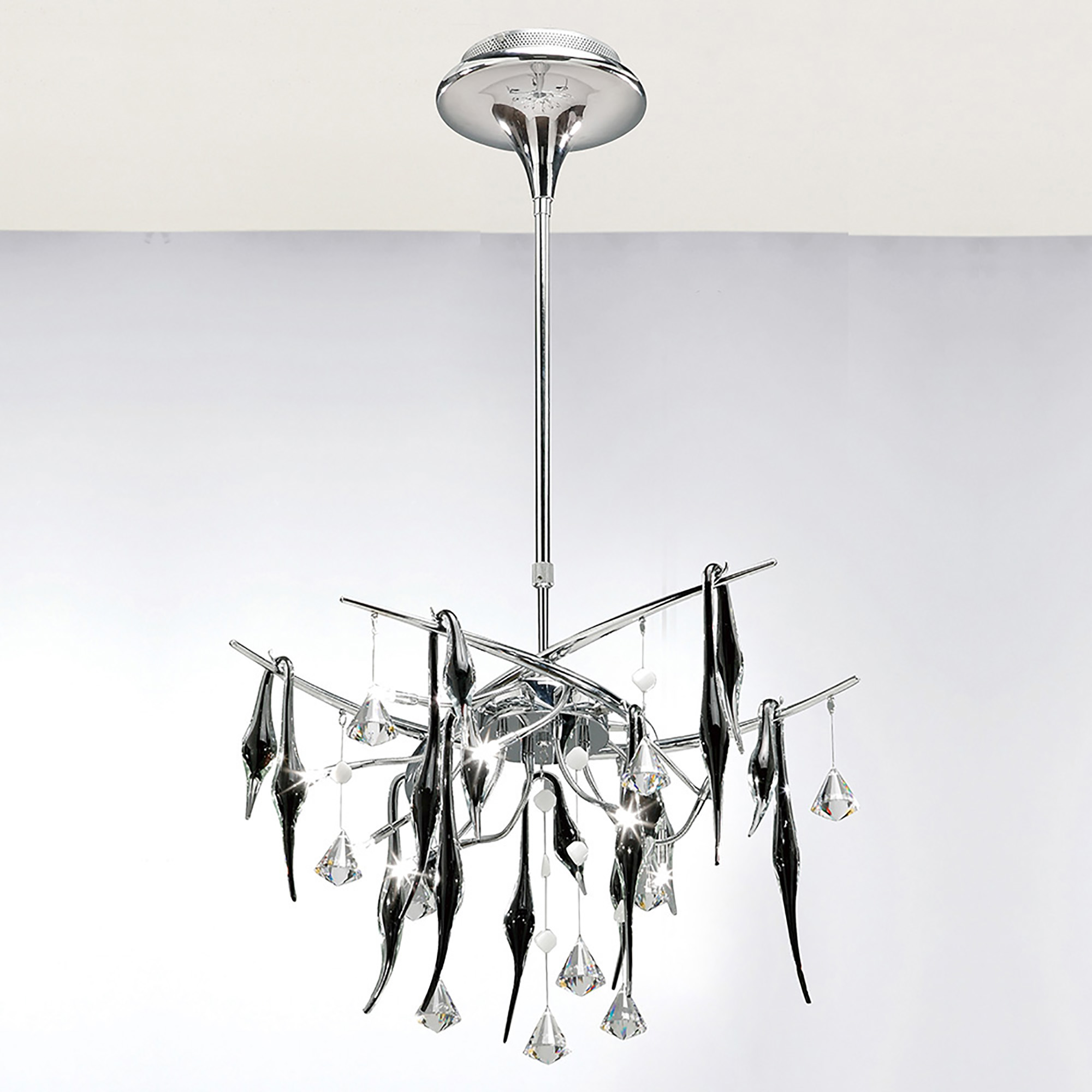 Cygnet Crystal Ceiling Lights Diyas Multi Arm Crystal Fittings Cygnet Crystal Ceiling Lights Diyas Multi Arm Crystal Fittings